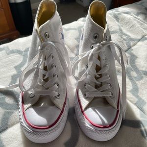 Size 7 wedge Converse Chuck Taylor All Star sneakers